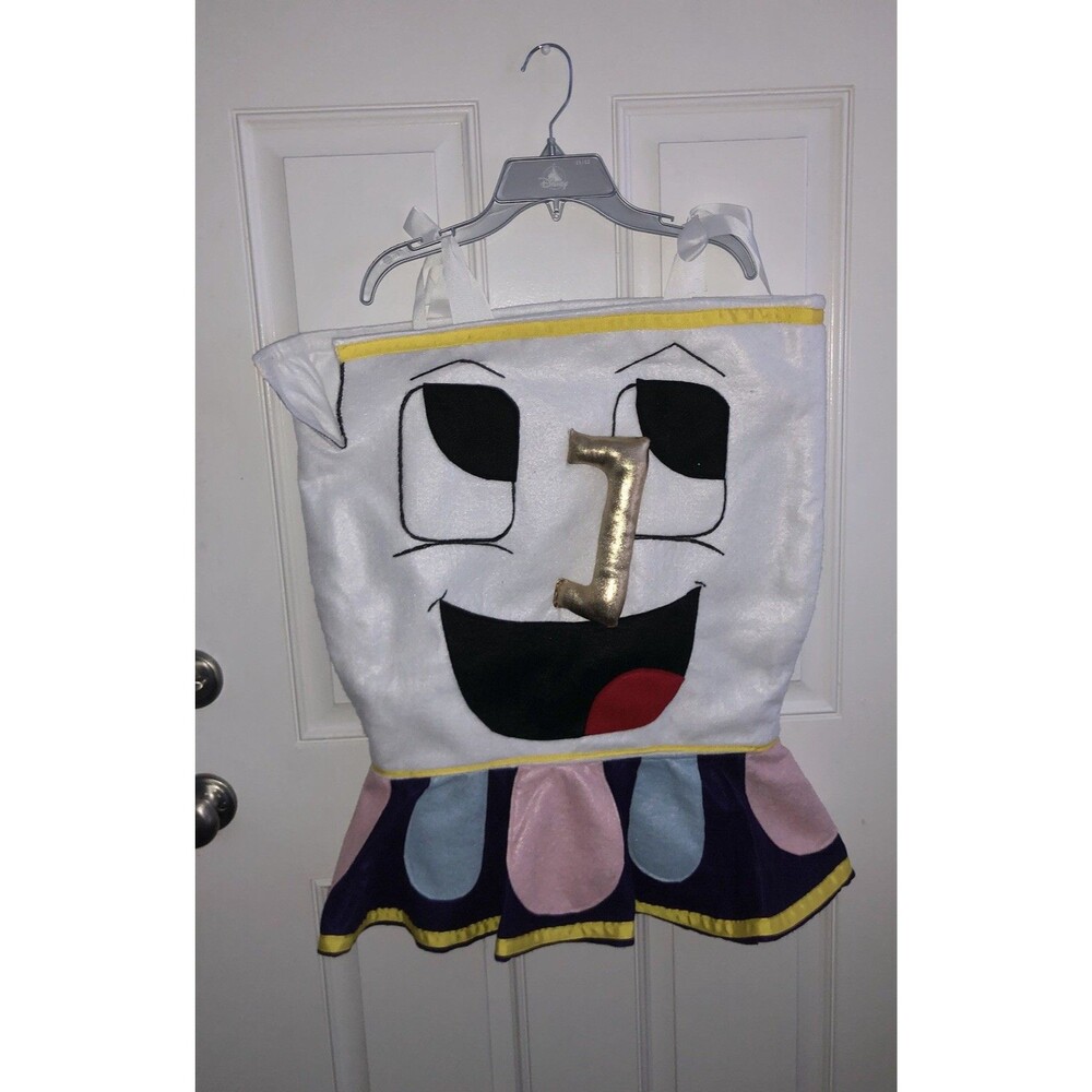 Beauty and the Beast Chip Costume Handmade Boys Size 6 Years Old Rare